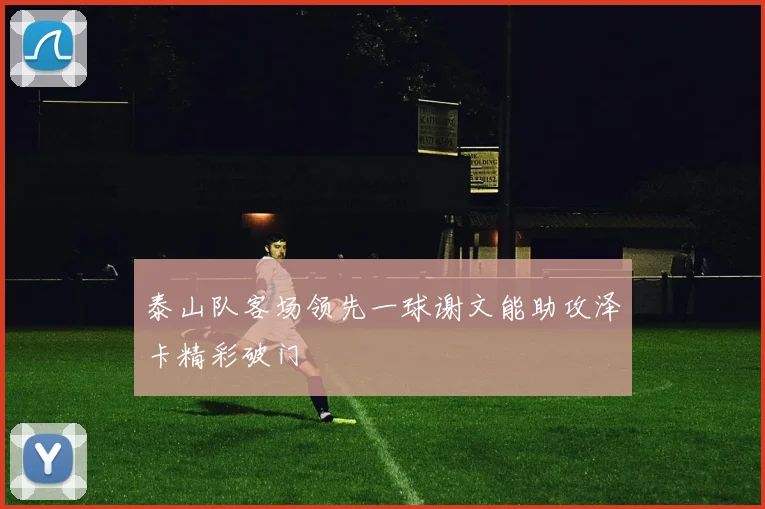 泰山队客场领先一球谢文能助攻泽卡精彩破门